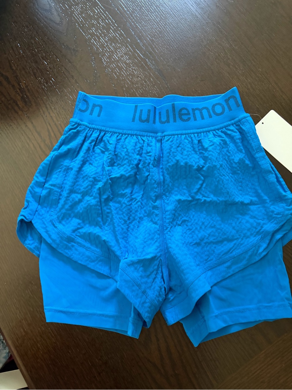 lululemon athletica Bright Blue Layered Athletic Shorts